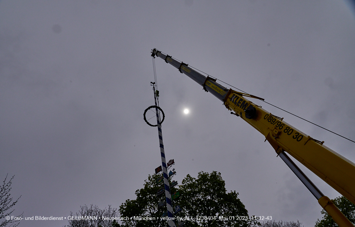 01.05.2023 - Maibaumaufstellung in Berg am Laim